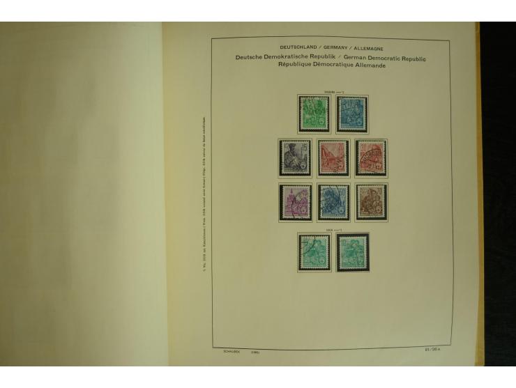 1945/2012, ungebrauchte/postfrische und gestempelte Sammlung, dabei Bizone mit besseren u.a. Mi.-Nr. 93I XG gestempelt mit Fo