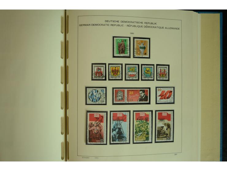 1945/2012, ungebrauchte/postfrische und gestempelte Sammlung, dabei Bizone mit besseren u.a. Mi.-Nr. 93I XG gestempelt mit Fo