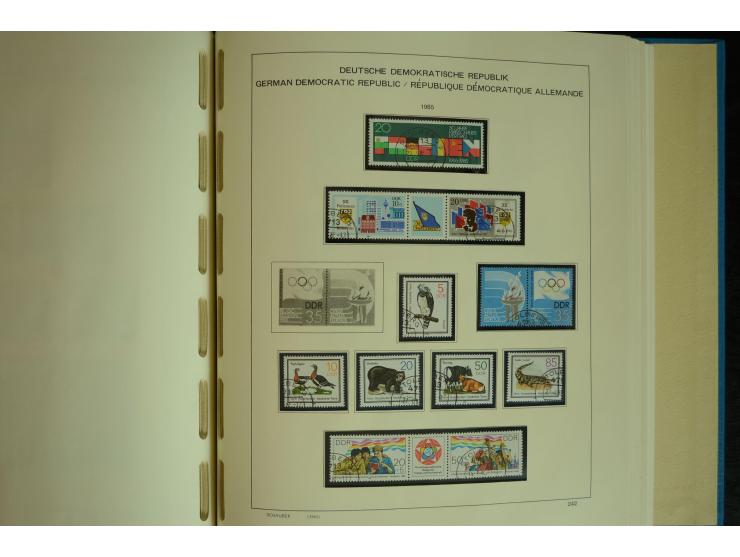 1945/2012, ungebrauchte/postfrische und gestempelte Sammlung, dabei Bizone mit besseren u.a. Mi.-Nr. 93I XG gestempelt mit Fo