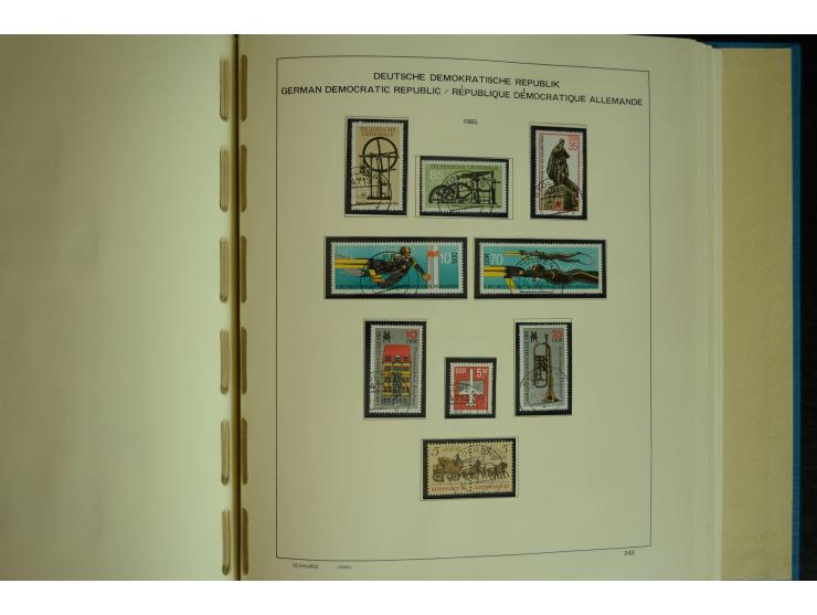 1945/2012, ungebrauchte/postfrische und gestempelte Sammlung, dabei Bizone mit besseren u.a. Mi.-Nr. 93I XG gestempelt mit Fo