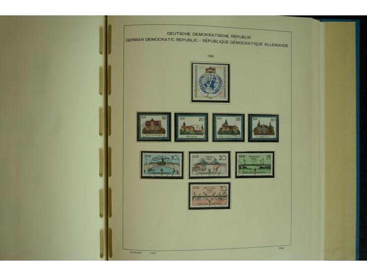 1945/2012, ungebrauchte/postfrische und gestempelte Sammlung, dabei Bizone mit besseren u.a. Mi.-Nr. 93I XG gestempelt mit Fo