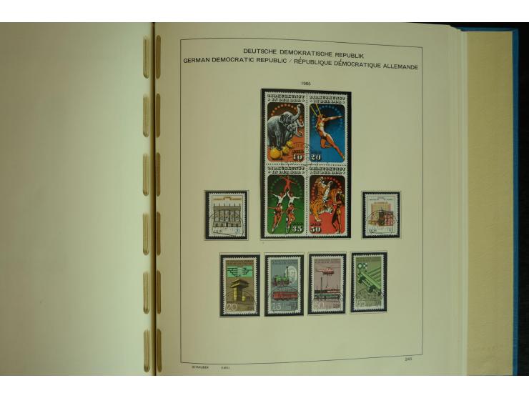 1945/2012, ungebrauchte/postfrische und gestempelte Sammlung, dabei Bizone mit besseren u.a. Mi.-Nr. 93I XG gestempelt mit Fo