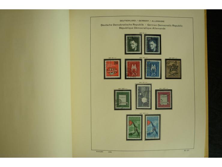 1945/2012, ungebrauchte/postfrische und gestempelte Sammlung, dabei Bizone mit besseren u.a. Mi.-Nr. 93I XG gestempelt mit Fo