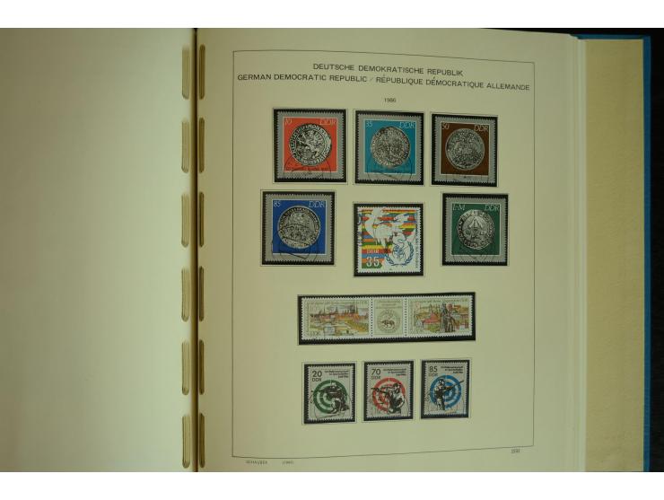 1945/2012, ungebrauchte/postfrische und gestempelte Sammlung, dabei Bizone mit besseren u.a. Mi.-Nr. 93I XG gestempelt mit Fo