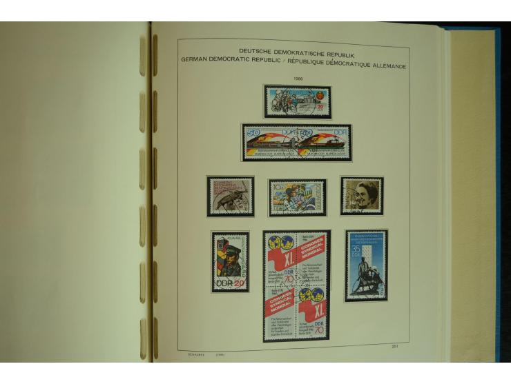 1945/2012, ungebrauchte/postfrische und gestempelte Sammlung, dabei Bizone mit besseren u.a. Mi.-Nr. 93I XG gestempelt mit Fo