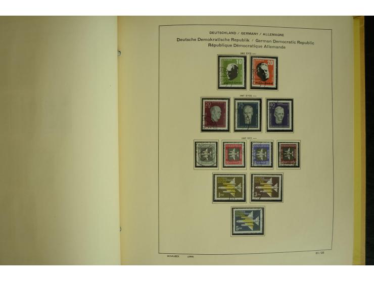 1945/2012, ungebrauchte/postfrische und gestempelte Sammlung, dabei Bizone mit besseren u.a. Mi.-Nr. 93I XG gestempelt mit Fo