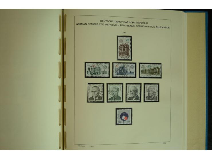 1945/2012, ungebrauchte/postfrische und gestempelte Sammlung, dabei Bizone mit besseren u.a. Mi.-Nr. 93I XG gestempelt mit Fo