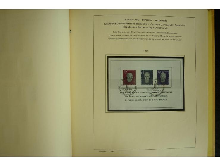 1945/2012, ungebrauchte/postfrische und gestempelte Sammlung, dabei Bizone mit besseren u.a. Mi.-Nr. 93I XG gestempelt mit Fo