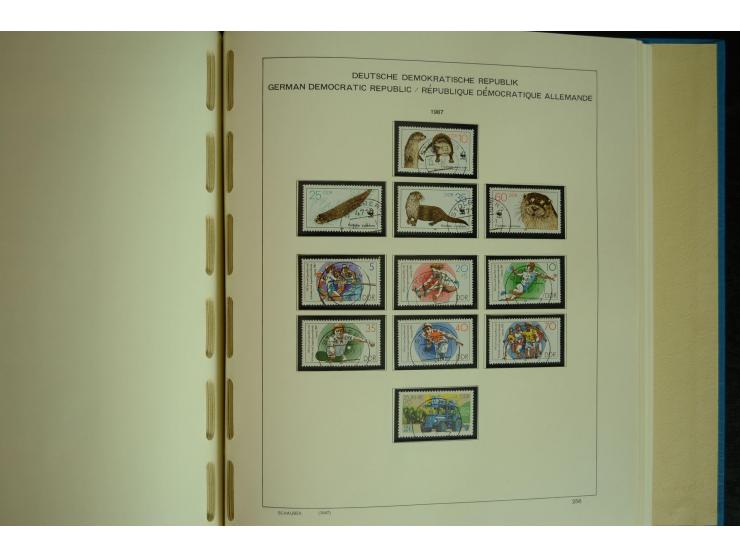 1945/2012, ungebrauchte/postfrische und gestempelte Sammlung, dabei Bizone mit besseren u.a. Mi.-Nr. 93I XG gestempelt mit Fo