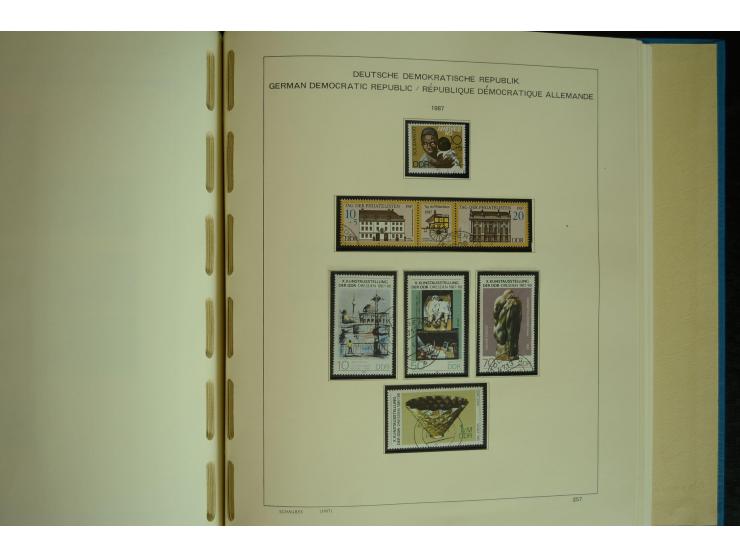 1945/2012, ungebrauchte/postfrische und gestempelte Sammlung, dabei Bizone mit besseren u.a. Mi.-Nr. 93I XG gestempelt mit Fo