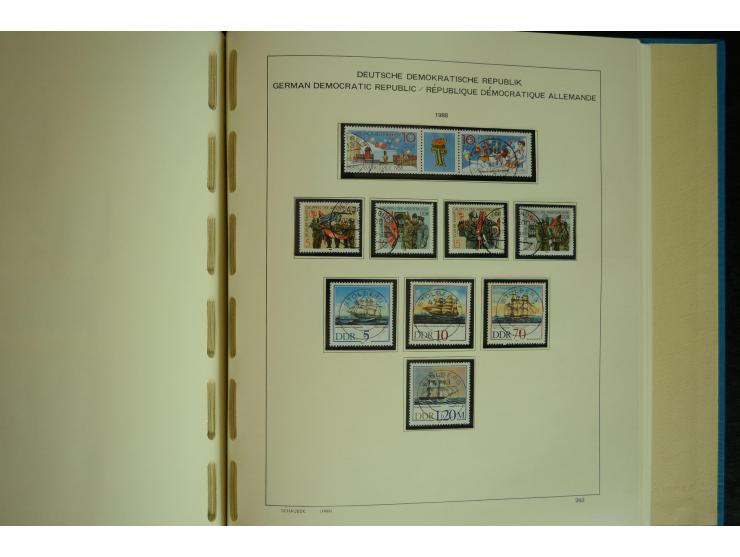 1945/2012, ungebrauchte/postfrische und gestempelte Sammlung, dabei Bizone mit besseren u.a. Mi.-Nr. 93I XG gestempelt mit Fo