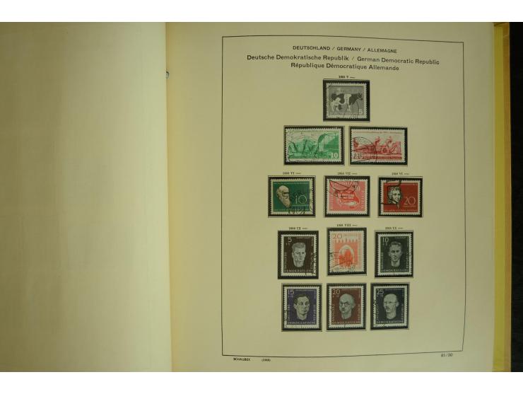 1945/2012, ungebrauchte/postfrische und gestempelte Sammlung, dabei Bizone mit besseren u.a. Mi.-Nr. 93I XG gestempelt mit Fo