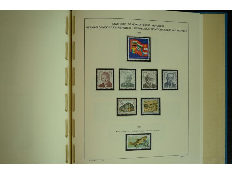 1945/2012, ungebrauchte/postfrische und gestempelte Sammlung, dabei Bizone mit besseren u.a. Mi.-Nr. 93I XG gestempelt mit Fo
