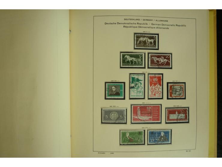 1945/2012, ungebrauchte/postfrische und gestempelte Sammlung, dabei Bizone mit besseren u.a. Mi.-Nr. 93I XG gestempelt mit Fo