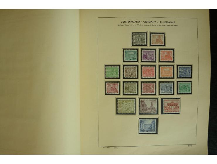 1945/2012, ungebrauchte/postfrische und gestempelte Sammlung, dabei Bizone mit besseren u.a. Mi.-Nr. 93I XG gestempelt mit Fo