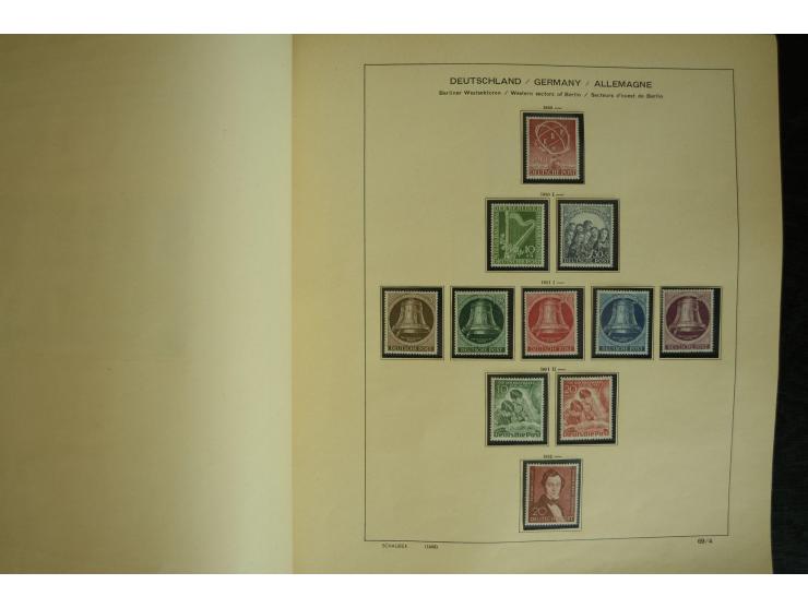 1945/2012, ungebrauchte/postfrische und gestempelte Sammlung, dabei Bizone mit besseren u.a. Mi.-Nr. 93I XG gestempelt mit Fo
