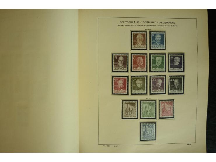 1945/2012, ungebrauchte/postfrische und gestempelte Sammlung, dabei Bizone mit besseren u.a. Mi.-Nr. 93I XG gestempelt mit Fo