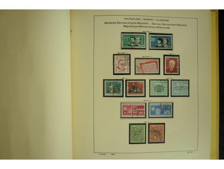 1945/2012, ungebrauchte/postfrische und gestempelte Sammlung, dabei Bizone mit besseren u.a. Mi.-Nr. 93I XG gestempelt mit Fo