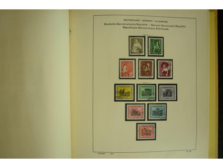 1945/2012, ungebrauchte/postfrische und gestempelte Sammlung, dabei Bizone mit besseren u.a. Mi.-Nr. 93I XG gestempelt mit Fo