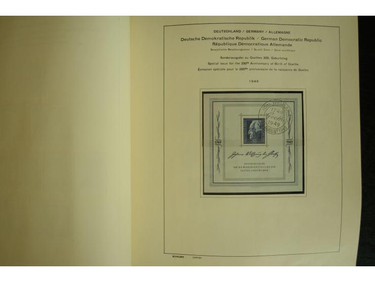 1945/2012, ungebrauchte/postfrische und gestempelte Sammlung, dabei Bizone mit besseren u.a. Mi.-Nr. 93I XG gestempelt mit Fo
