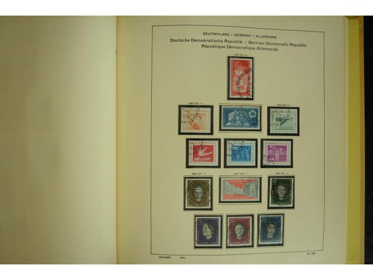1945/2012, ungebrauchte/postfrische und gestempelte Sammlung, dabei Bizone mit besseren u.a. Mi.-Nr. 93I XG gestempelt mit Fo