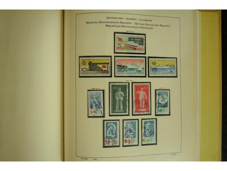 1945/2012, ungebrauchte/postfrische und gestempelte Sammlung, dabei Bizone mit besseren u.a. Mi.-Nr. 93I XG gestempelt mit Fo