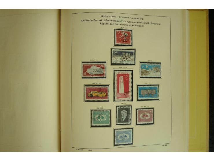1945/2012, ungebrauchte/postfrische und gestempelte Sammlung, dabei Bizone mit besseren u.a. Mi.-Nr. 93I XG gestempelt mit Fo