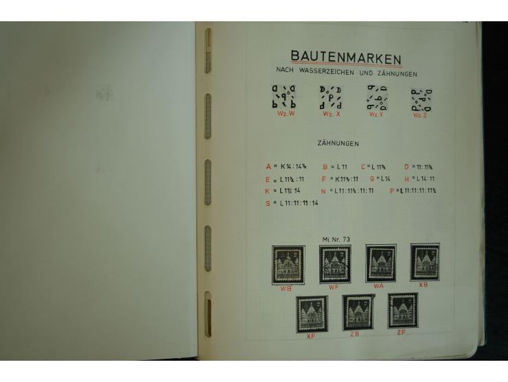 1945/2012, ungebrauchte/postfrische und gestempelte Sammlung, dabei Bizone mit besseren u.a. Mi.-Nr. 93I XG gestempelt mit Fo