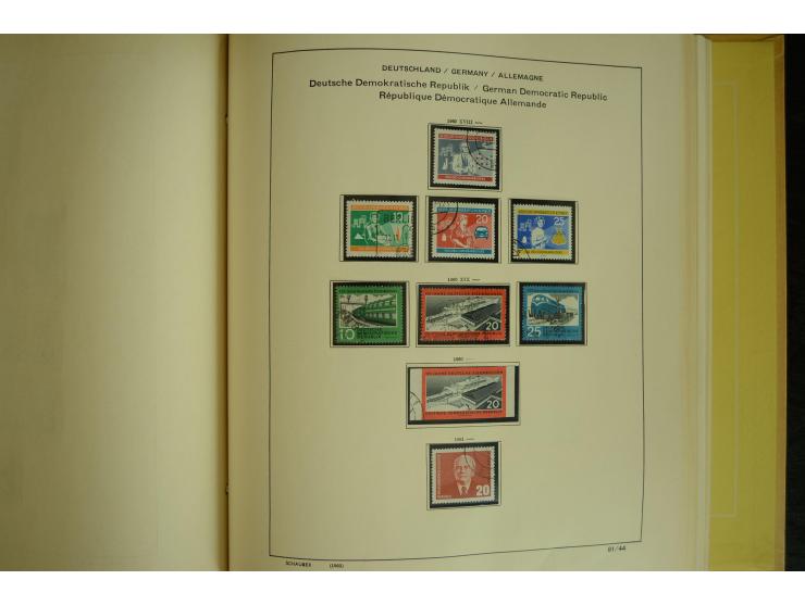 1945/2012, ungebrauchte/postfrische und gestempelte Sammlung, dabei Bizone mit besseren u.a. Mi.-Nr. 93I XG gestempelt mit Fo