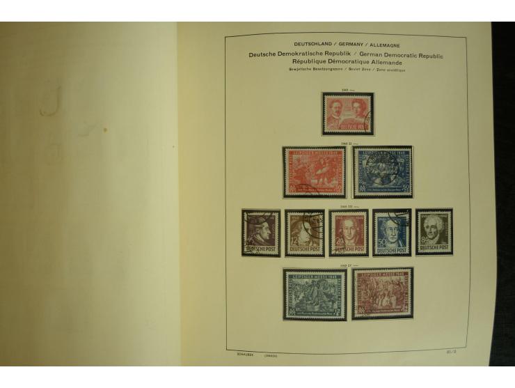 1945/2012, ungebrauchte/postfrische und gestempelte Sammlung, dabei Bizone mit besseren u.a. Mi.-Nr. 93I XG gestempelt mit Fo