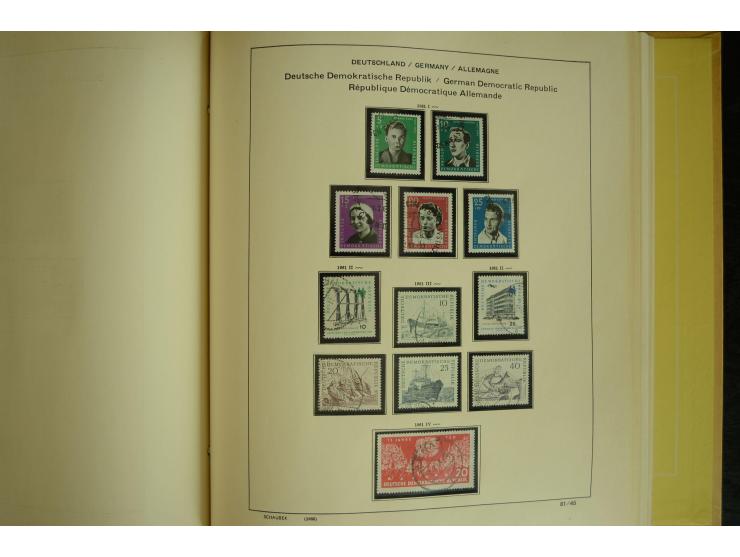 1945/2012, ungebrauchte/postfrische und gestempelte Sammlung, dabei Bizone mit besseren u.a. Mi.-Nr. 93I XG gestempelt mit Fo