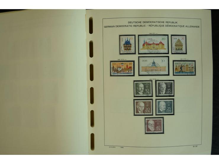 1945/2012, ungebrauchte/postfrische und gestempelte Sammlung, dabei Bizone mit besseren u.a. Mi.-Nr. 93I XG gestempelt mit Fo