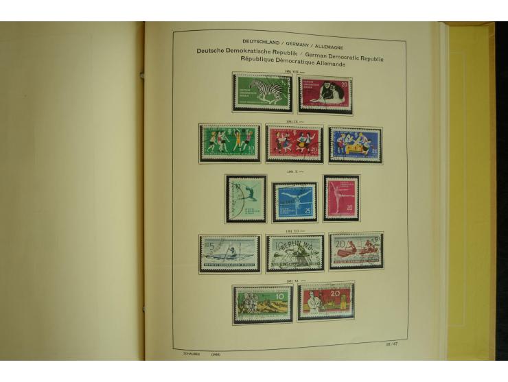 1945/2012, ungebrauchte/postfrische und gestempelte Sammlung, dabei Bizone mit besseren u.a. Mi.-Nr. 93I XG gestempelt mit Fo