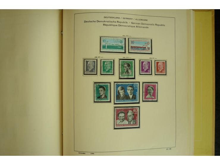 1945/2012, ungebrauchte/postfrische und gestempelte Sammlung, dabei Bizone mit besseren u.a. Mi.-Nr. 93I XG gestempelt mit Fo