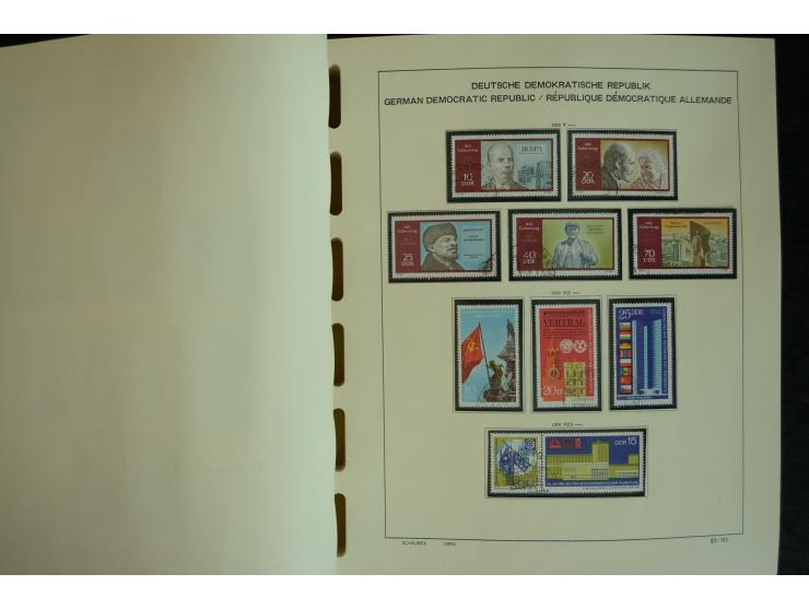 1945/2012, ungebrauchte/postfrische und gestempelte Sammlung, dabei Bizone mit besseren u.a. Mi.-Nr. 93I XG gestempelt mit Fo