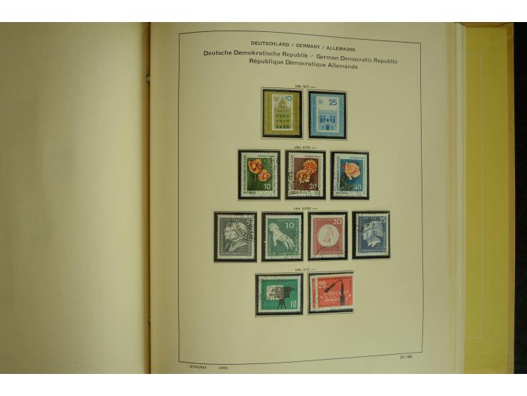 1945/2012, ungebrauchte/postfrische und gestempelte Sammlung, dabei Bizone mit besseren u.a. Mi.-Nr. 93I XG gestempelt mit Fo