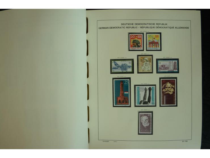 1945/2012, ungebrauchte/postfrische und gestempelte Sammlung, dabei Bizone mit besseren u.a. Mi.-Nr. 93I XG gestempelt mit Fo