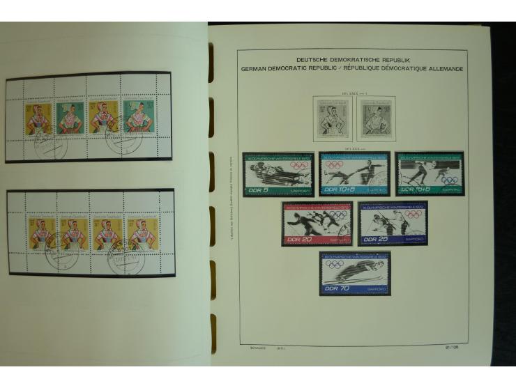 1945/2012, ungebrauchte/postfrische und gestempelte Sammlung, dabei Bizone mit besseren u.a. Mi.-Nr. 93I XG gestempelt mit Fo