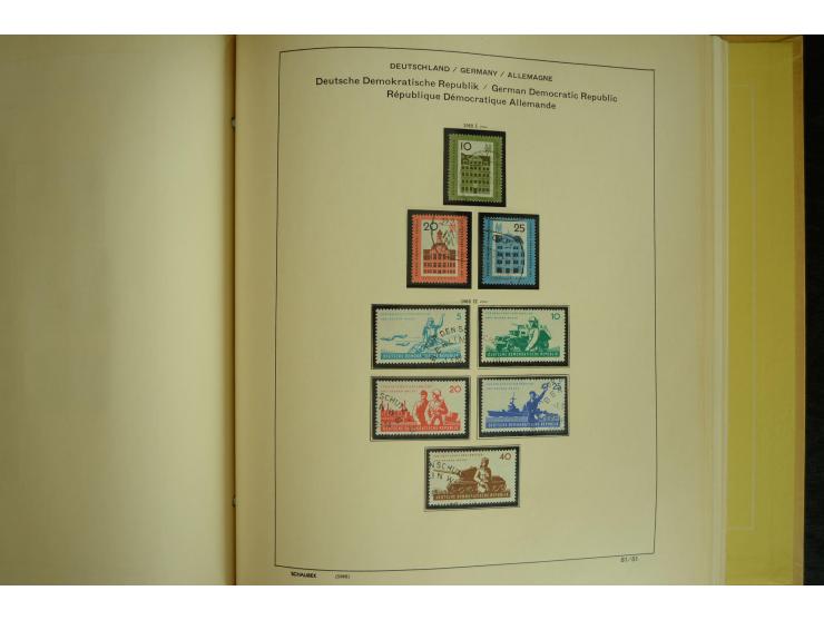 1945/2012, ungebrauchte/postfrische und gestempelte Sammlung, dabei Bizone mit besseren u.a. Mi.-Nr. 93I XG gestempelt mit Fo