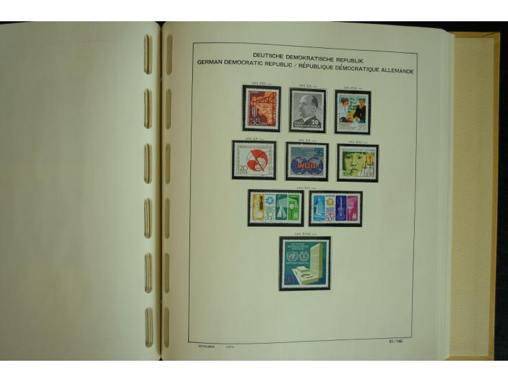 1945/2012, ungebrauchte/postfrische und gestempelte Sammlung, dabei Bizone mit besseren u.a. Mi.-Nr. 93I XG gestempelt mit Fo