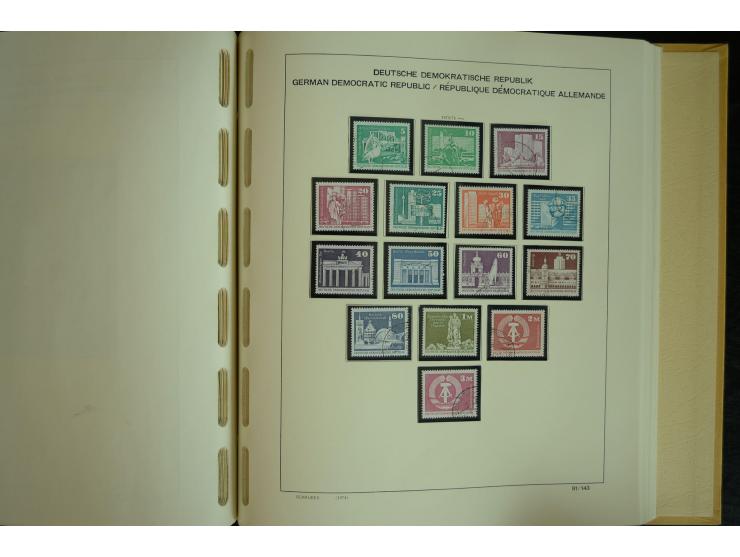 1945/2012, ungebrauchte/postfrische und gestempelte Sammlung, dabei Bizone mit besseren u.a. Mi.-Nr. 93I XG gestempelt mit Fo