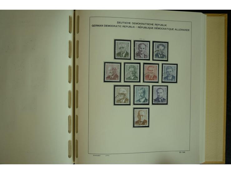 1945/2012, ungebrauchte/postfrische und gestempelte Sammlung, dabei Bizone mit besseren u.a. Mi.-Nr. 93I XG gestempelt mit Fo