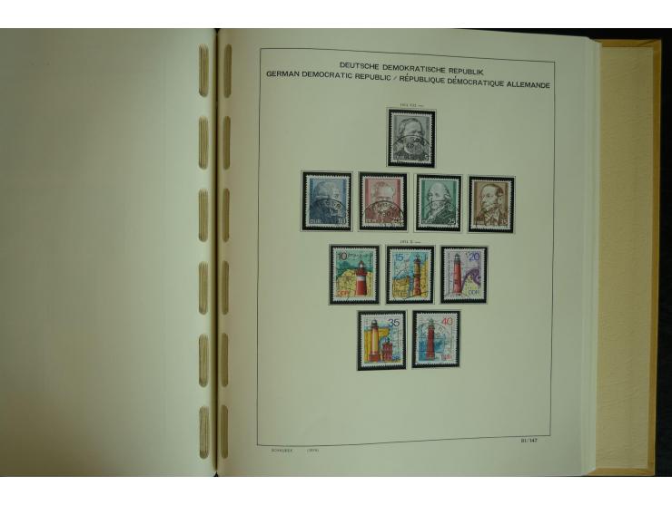 1945/2012, ungebrauchte/postfrische und gestempelte Sammlung, dabei Bizone mit besseren u.a. Mi.-Nr. 93I XG gestempelt mit Fo