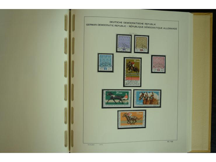 1945/2012, ungebrauchte/postfrische und gestempelte Sammlung, dabei Bizone mit besseren u.a. Mi.-Nr. 93I XG gestempelt mit Fo