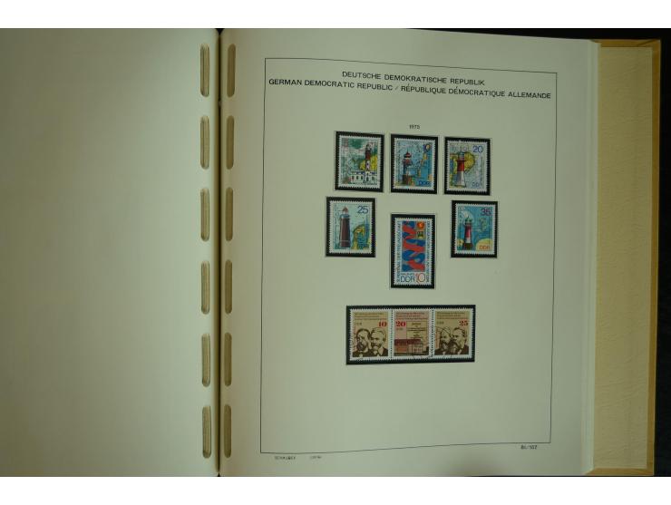 1945/2012, ungebrauchte/postfrische und gestempelte Sammlung, dabei Bizone mit besseren u.a. Mi.-Nr. 93I XG gestempelt mit Fo