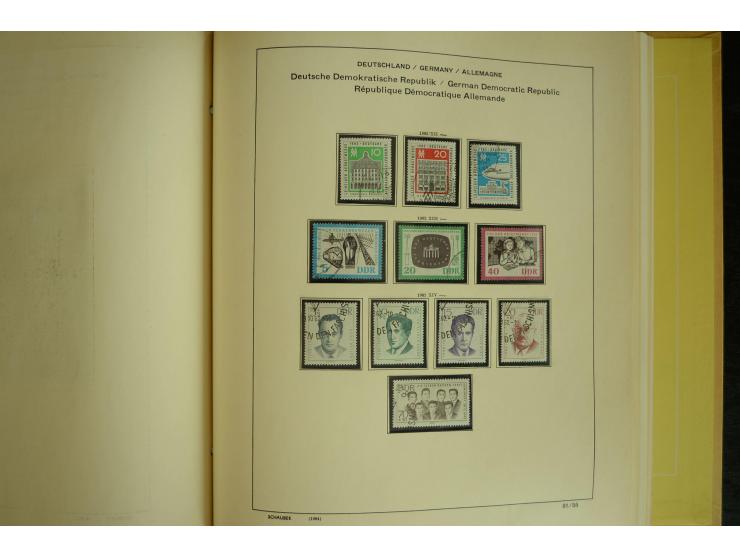 1945/2012, ungebrauchte/postfrische und gestempelte Sammlung, dabei Bizone mit besseren u.a. Mi.-Nr. 93I XG gestempelt mit Fo