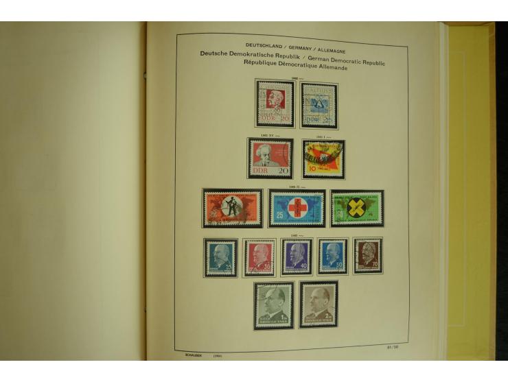 1945/2012, ungebrauchte/postfrische und gestempelte Sammlung, dabei Bizone mit besseren u.a. Mi.-Nr. 93I XG gestempelt mit Fo