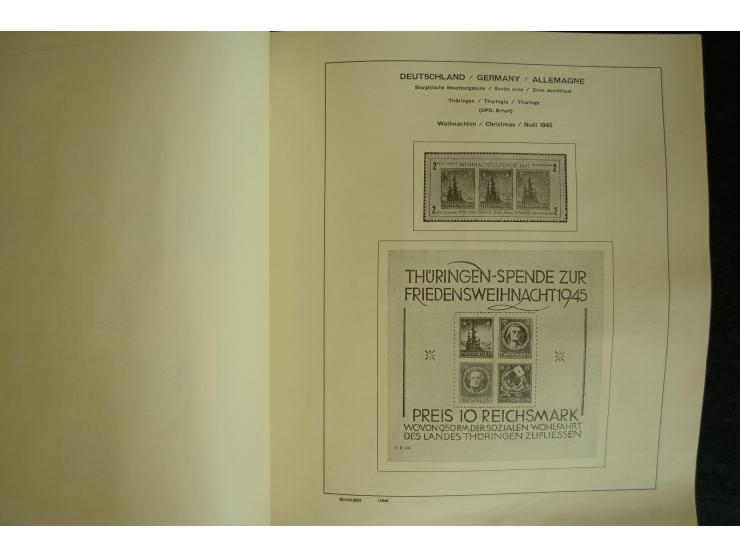 1945/2012, ungebrauchte/postfrische und gestempelte Sammlung, dabei Bizone mit besseren u.a. Mi.-Nr. 93I XG gestempelt mit Fo