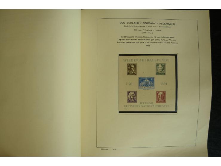 1945/2012, ungebrauchte/postfrische und gestempelte Sammlung, dabei Bizone mit besseren u.a. Mi.-Nr. 93I XG gestempelt mit Fo
