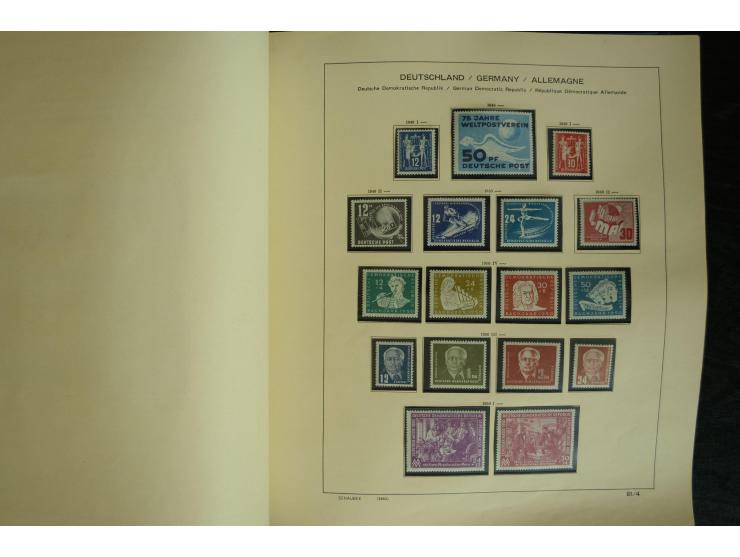 1945/2012, ungebrauchte/postfrische und gestempelte Sammlung, dabei Bizone mit besseren u.a. Mi.-Nr. 93I XG gestempelt mit Fo